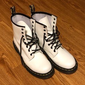 White dr. Martens